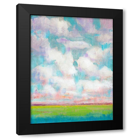 Clouds in Motion I Black Modern Wood Framed Art Print by OToole, Tim