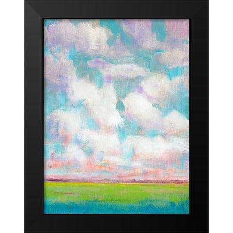 Clouds in Motion I Black Modern Wood Framed Art Print by OToole, Tim