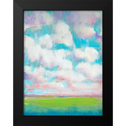 Clouds in Motion II Black Modern Wood Framed Art Print by OToole, Tim