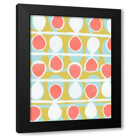 Retro Stems I Black Modern Wood Framed Art Print with Double Matting by Popp, Grace