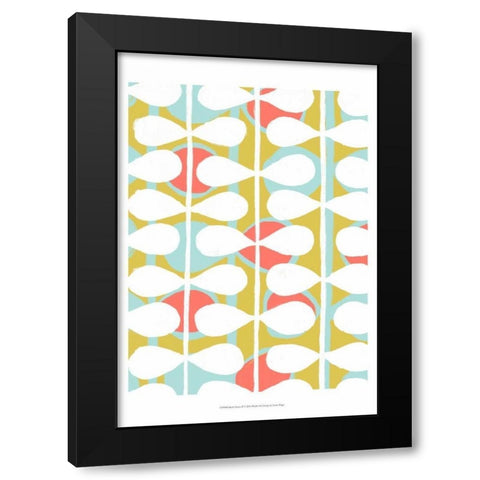 Retro Stems II Black Modern Wood Framed Art Print by Popp, Grace