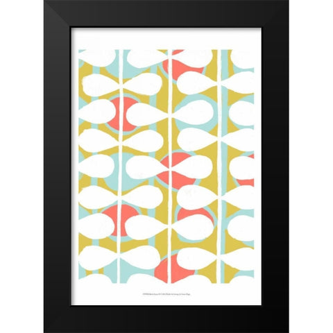 Retro Stems II Black Modern Wood Framed Art Print by Popp, Grace