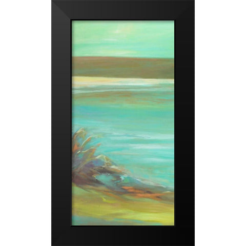 Bahia Tranquila I Black Modern Wood Framed Art Print by Wilkins, Suzanne