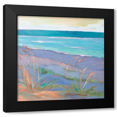 Dunes at Dusk II Black Modern Wood Framed Art Print with Double Matting by Wilkins, Suzanne