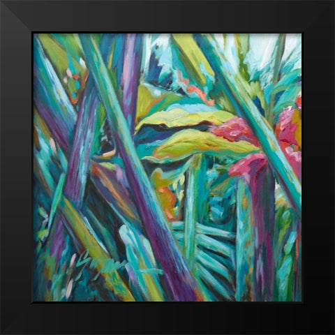 Bula Bula I Black Modern Wood Framed Art Print by Wilkins, Suzanne
