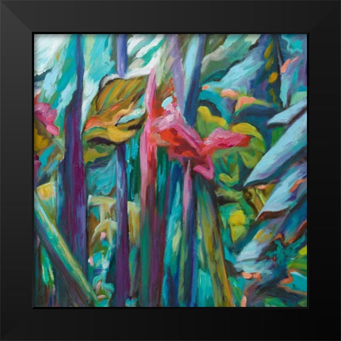 Bula Bula II Black Modern Wood Framed Art Print by Wilkins, Suzanne