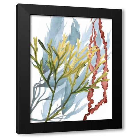 Seaweed Flow II Black Modern Wood Framed Art Print by Popp, Grace