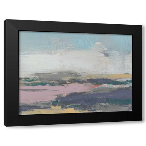 Pretty Horizon II Black Modern Wood Framed Art Print with Double Matting by Goldberger, Jennifer
