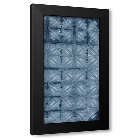 Shibori IV Black Modern Wood Framed Art Print by Zarris, Chariklia