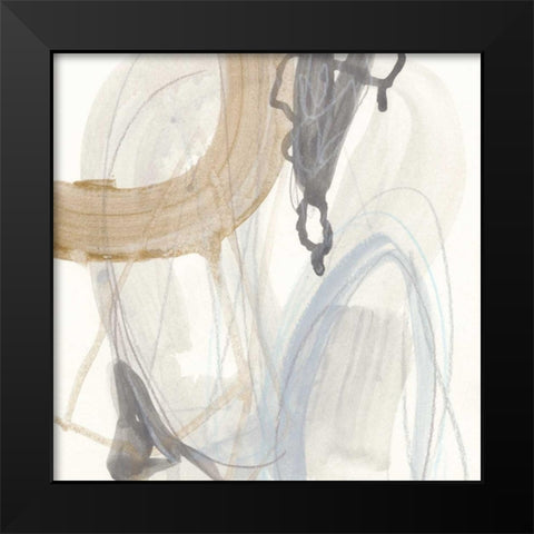 Inference I Black Modern Wood Framed Art Print by Vess, June Erica