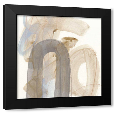 Inference II Black Modern Wood Framed Art Print with Double Matting by Vess, June Erica