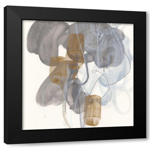 Inference IV Black Modern Wood Framed Art Print by Vess, June Erica