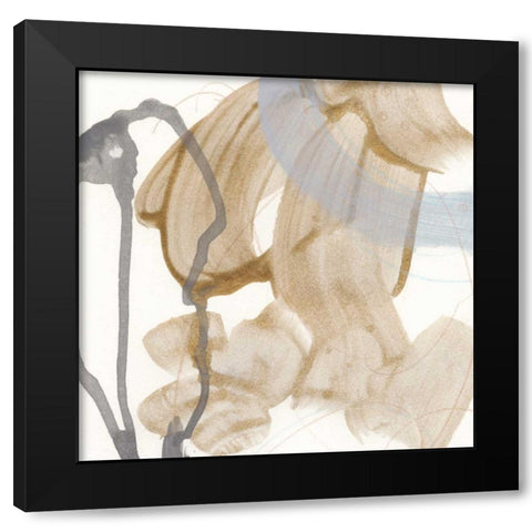 Inference V Black Modern Wood Framed Art Print by Vess, June Erica
