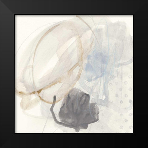Inference VII Black Modern Wood Framed Art Print by Vess, June Erica