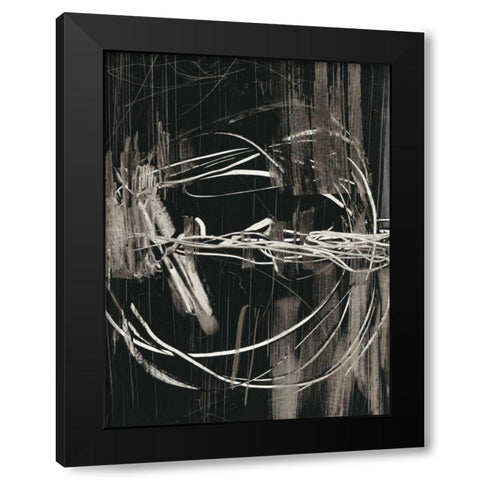 Electrical Arc II Black Modern Wood Framed Art Print with Double Matting by Harper, Ethan