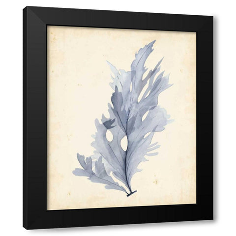 Watercolor Sea Grass VI Black Modern Wood Framed Art Print with Double Matting by Popp, Grace
