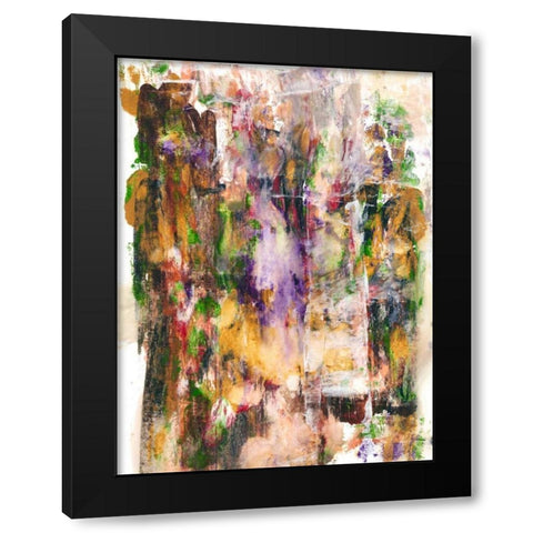 Garden Patch II Black Modern Wood Framed Art Print with Double Matting by Fuchs, Jodi