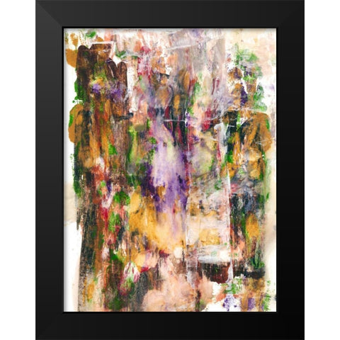 Garden Patch II Black Modern Wood Framed Art Print by Fuchs, Jodi