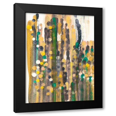 Meet Up II Black Modern Wood Framed Art Print by Fuchs, Jodi