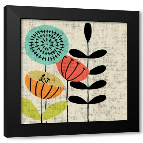 Adas Garden I Black Modern Wood Framed Art Print by Zarris, Charliklia