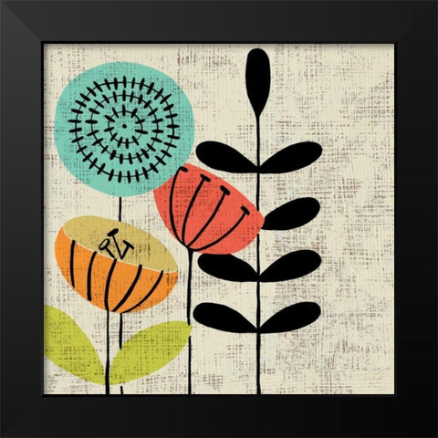 Adas Garden I Black Modern Wood Framed Art Print by Zarris, Charliklia