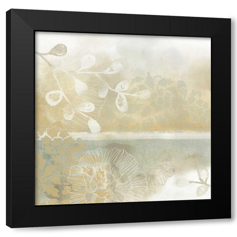 Infinite Garden II Black Modern Wood Framed Art Print by Vess, June Erica