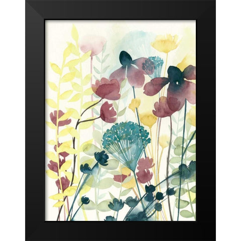Garden Lace I Black Modern Wood Framed Art Print by Popp, Grace