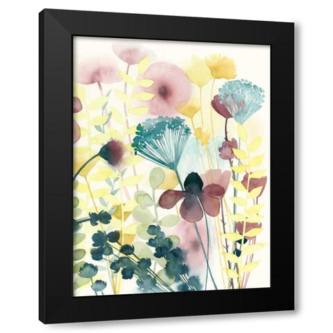 Garden Lace II Black Modern Wood Framed Art Print by Popp, Grace