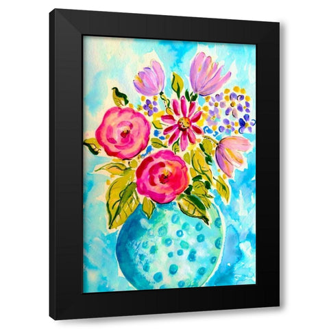 Bright Arrangement III Black Modern Wood Framed Art Print by Minasian, Julia