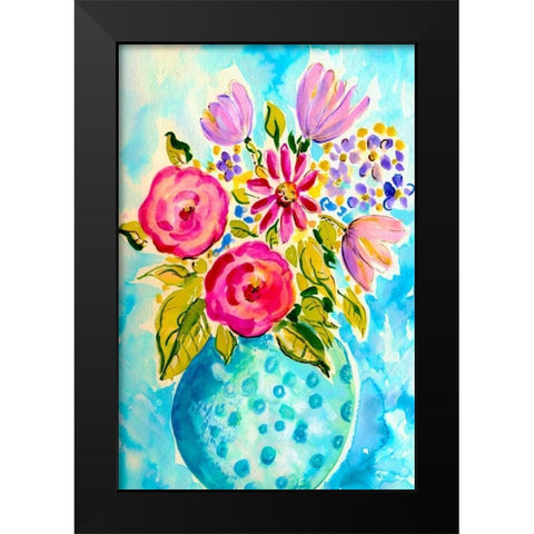 Bright Arrangement III Black Modern Wood Framed Art Print by Minasian, Julia