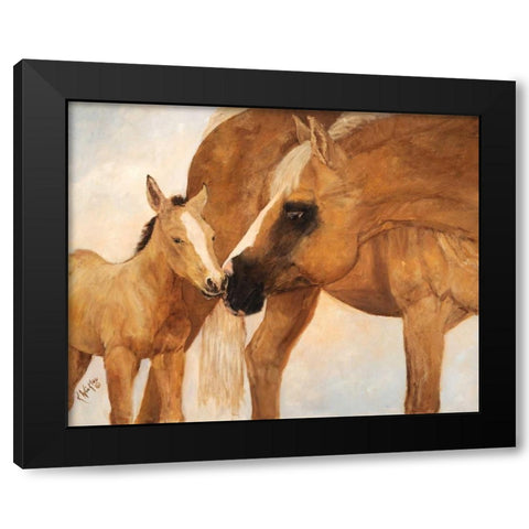 To Know Me is to Love Me II Black Modern Wood Framed Art Print by Winkler, Kathy