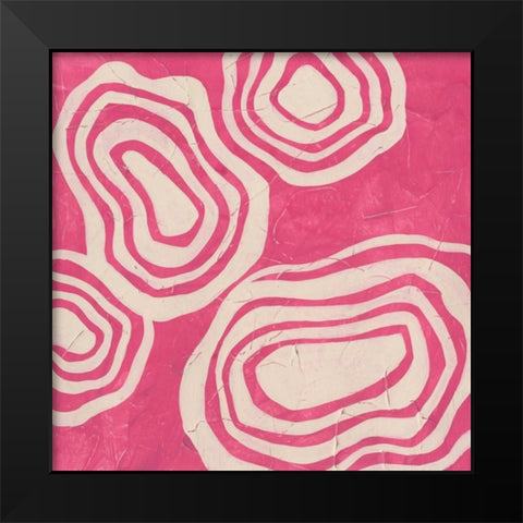 Bright Mineral II Black Modern Wood Framed Art Print by Vess, June Erica