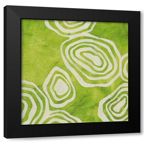 Bright Mineral III Black Modern Wood Framed Art Print with Double Matting by Vess, June Erica