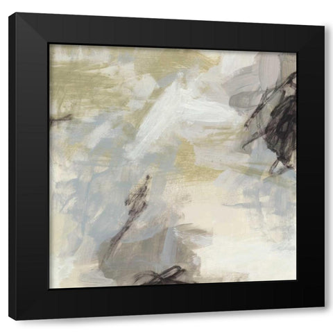 Abstract Vista I Black Modern Wood Framed Art Print with Double Matting by Vess, June Erica