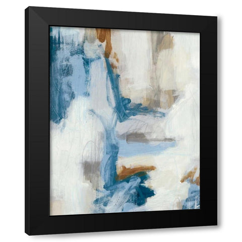 Intermittent I Black Modern Wood Framed Art Print by Vess, June Erica