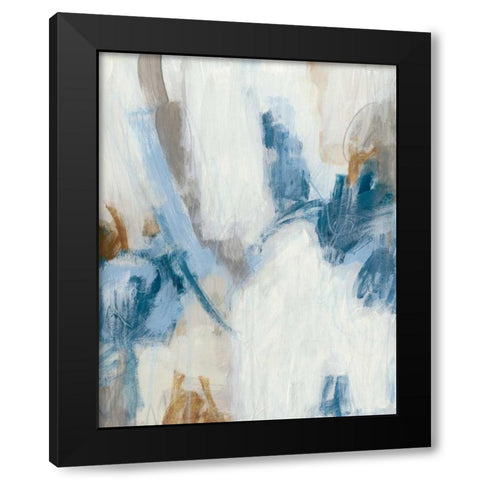 Intermittent II Black Modern Wood Framed Art Print by Vess, June Erica