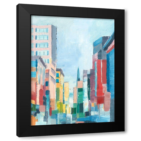 Uptown Contemporary I Black Modern Wood Framed Art Print by Harper, Ethan