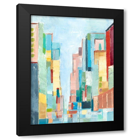 Uptown Contemporary II Black Modern Wood Framed Art Print by Harper, Ethan