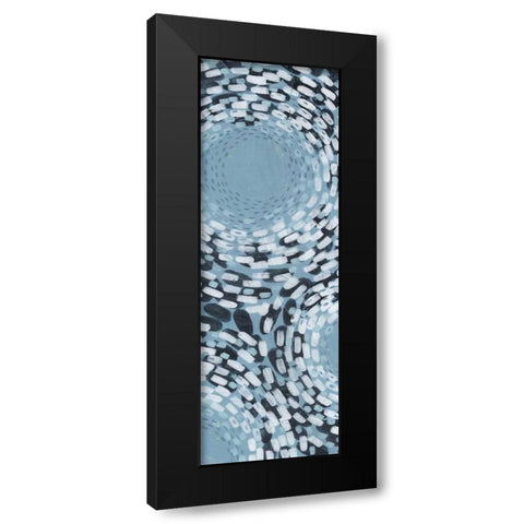 Whirlpool II Black Modern Wood Framed Art Print with Double Matting by Popp, Grace
