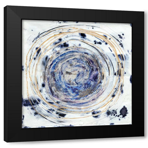 Whorl I Black Modern Wood Framed Art Print by Ludwig, Alicia