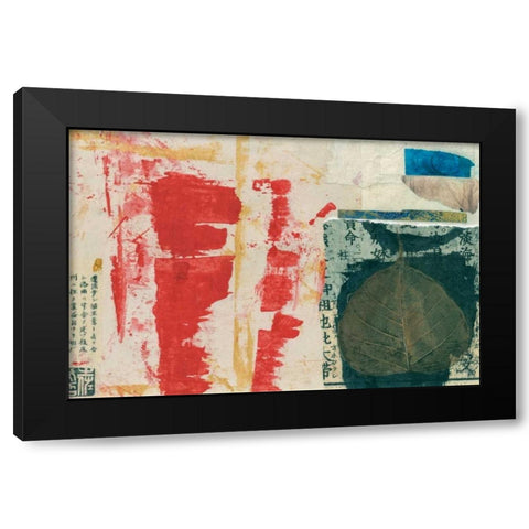 Modern Collage I Black Modern Wood Framed Art Print with Double Matting by Ray, Elena