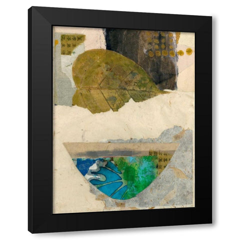 Natural Elements I Black Modern Wood Framed Art Print by Ray, Elena