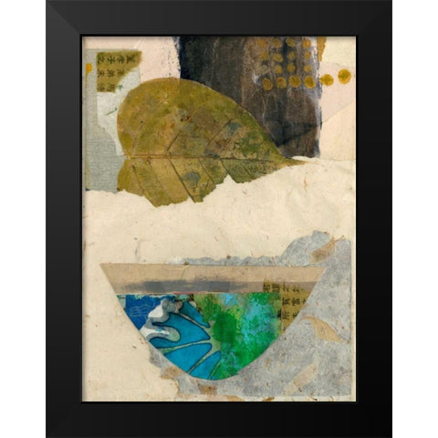Natural Elements I Black Modern Wood Framed Art Print by Ray, Elena