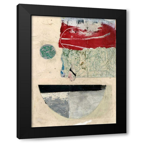 Natural Elements II Black Modern Wood Framed Art Print with Double Matting by Ray, Elena