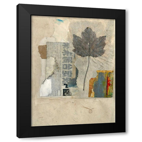 Natural Elements III Black Modern Wood Framed Art Print by Ray, Elena