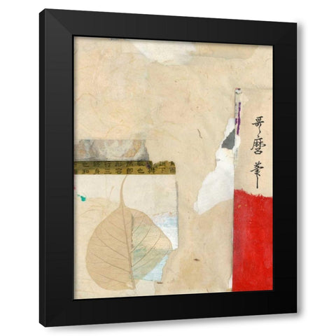 Natural Elements IV Black Modern Wood Framed Art Print by Ray, Elena