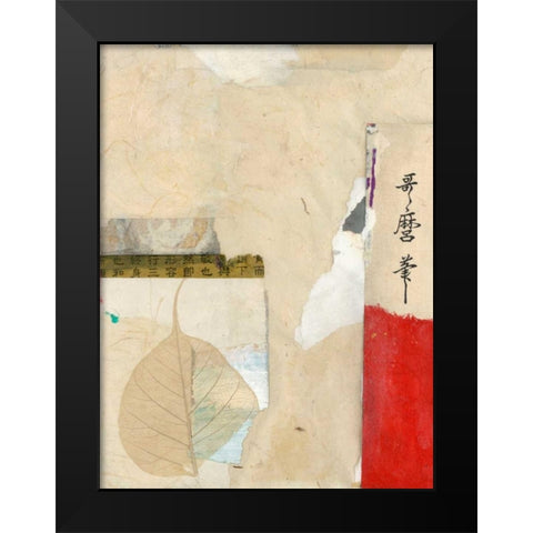 Natural Elements IV Black Modern Wood Framed Art Print by Ray, Elena