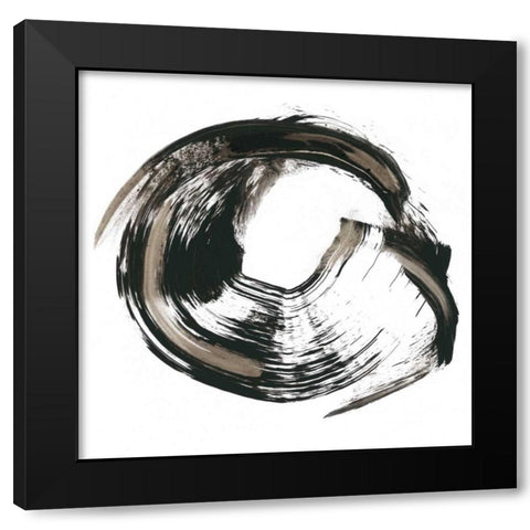 Circulation Study IV Black Modern Wood Framed Art Print with Double Matting by Harper, Ethan