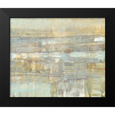 Pastel Scape I Black Modern Wood Framed Art Print by Goldberger, Jennifer
