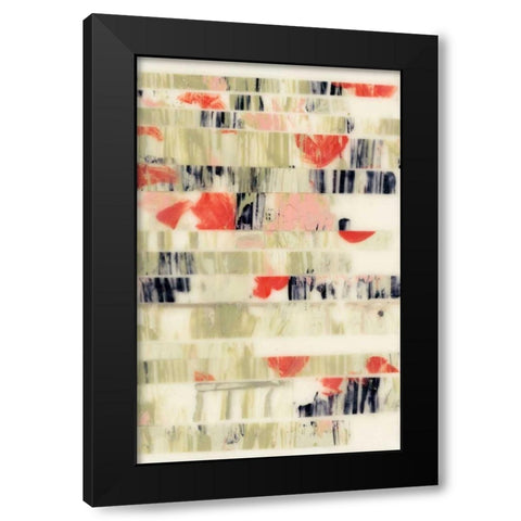 Poppy Obscura II Black Modern Wood Framed Art Print by Goldberger, Jennifer